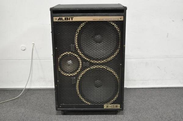 △中古 ALBIT 2-15B ベースアンプ キャビネット 楽T744798 