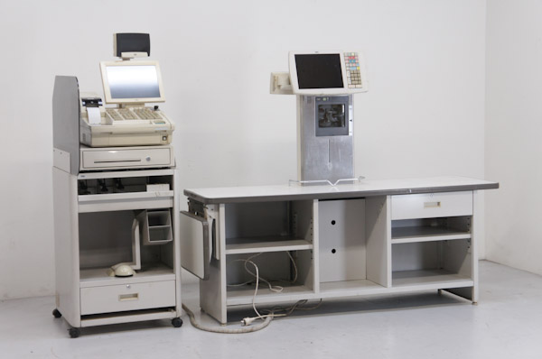 ☆TEC☆M-6800 POSターミナルレジスター一式タッチパネル○PD86