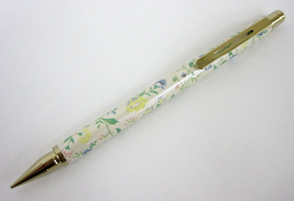 やさいのようせい　花柄クリーム色シャープペンシル本体　レア　レトロ 送料無料□kb002□セーラー 花柄シャープペンシル 12本(シャープ