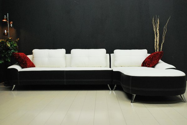 HZ58-24=大型本革カウチソファー新品展示品アウトレット家具1円(革製  