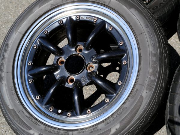 ワタナベRSエイト16×7J/8J 215/55R16 中古タイヤ/ホイール4本(ラジアル