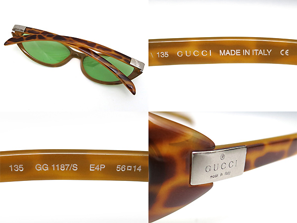 Yahoo!オークション - 17-60 GUCCI サングラス GG 1187 S ブルー