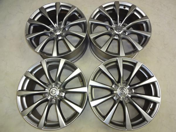 日産V36スカイラインクーペ前期純正19インチホイールのみ4本SET(5穴 