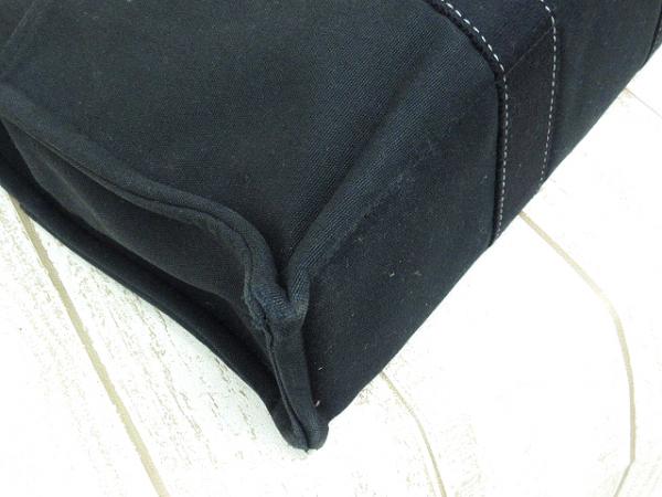 HERMES エルメス フールトゥMM キャンバス トートバッグ 黒