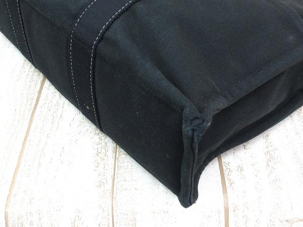 HERMES エルメス フールトゥMM キャンバス トートバッグ 黒