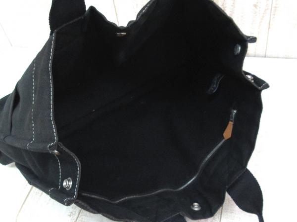 HERMES エルメス フールトゥMM キャンバス トートバッグ 黒