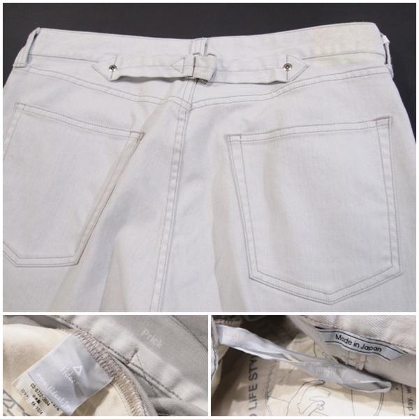 E8664P▼lideal(リディアル) Prick デニムパンツ 白32▼rb