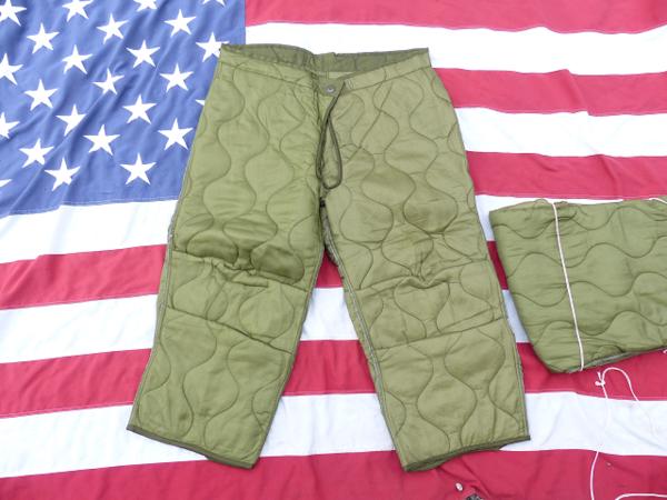 米軍実物 デッド! Ｍ６５フィールドパンツ用ライナー Ｌ 334