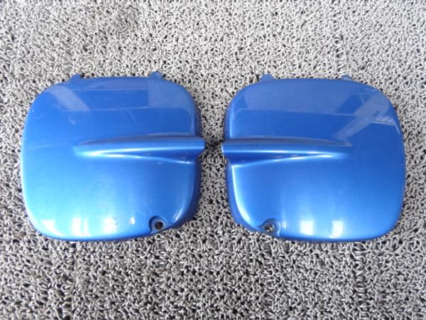 STi GF GC系 インプレッサ 後期 フォグカバー 左右 青メタ 綺麗