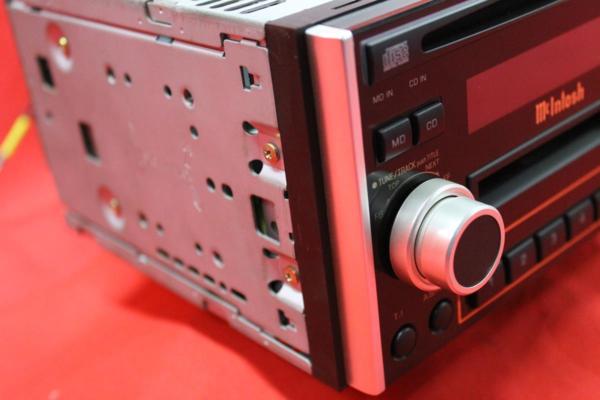 マッキントッシュ 2DIN CD/MD スバル純正 ☆スバル レガシィ純正マッキントッシュ改！2DIN CD MD☆jaudio