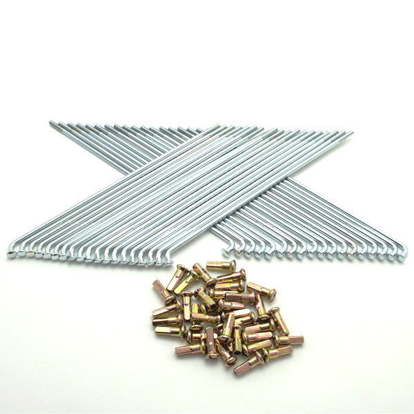 リヤスポーク&ニップルセット MT125エルシノア (1974-1976)