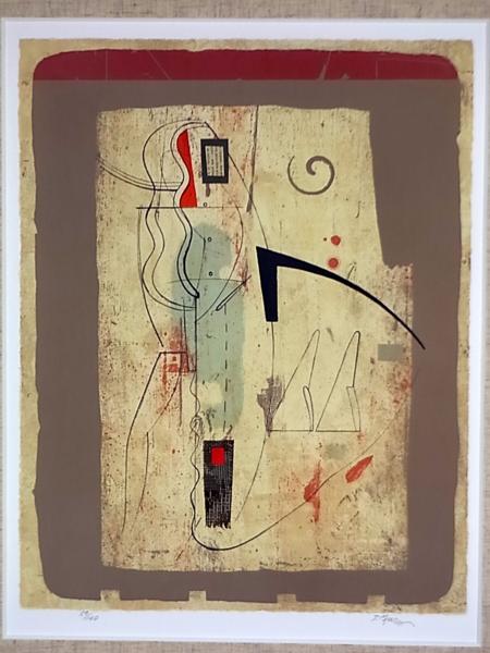 ■[sale]室越健美　かたち　リトグラフ