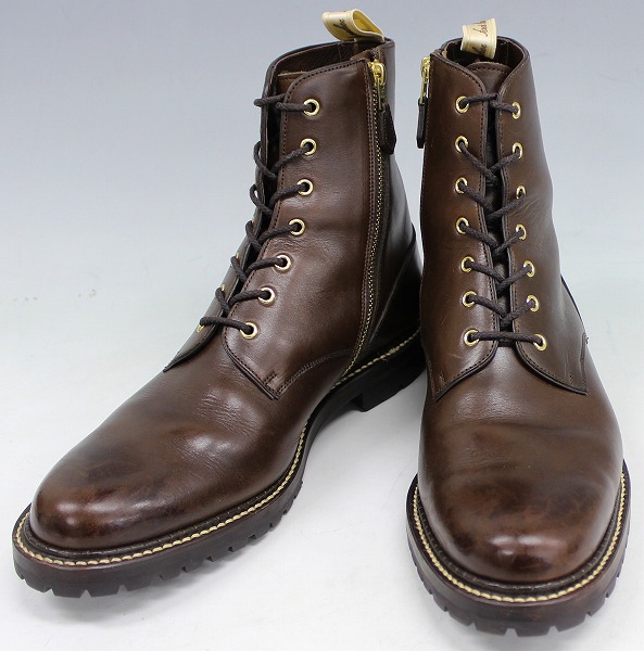 jg4133/footthecoacher ZIP UP PLAIN BOOTS サイドジップブーツ