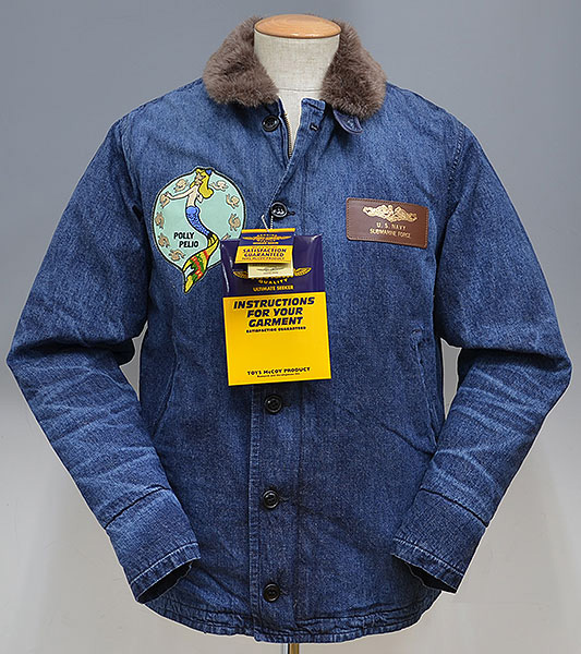 (h6914)トイズマッコイ 新品 N-1 デニム デッキジャケット 38