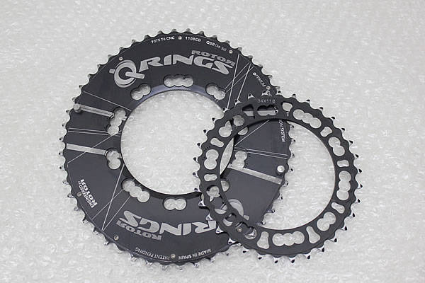 ROTOR Q-RINGS AERO ローター エアロ 50/34T 110mm 中古
