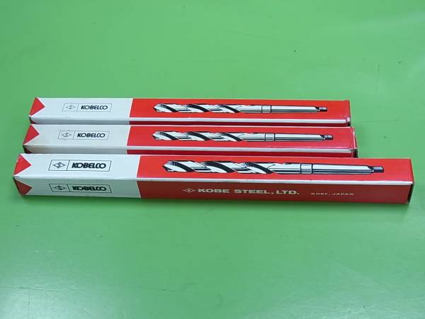 ■即決【KOBELCO】テーパーシャンクドリル 3本 三菱マテリアル