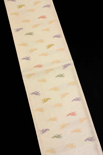 【帯匠洛都】 浅野織屋 唐織袋帯 ゴールドシルク 青海兎緞子