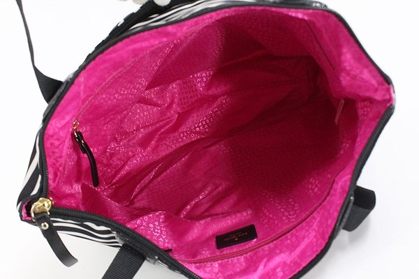 ケイトスペード ボーダーファスナートートバッグ■92652