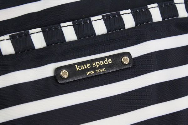 ケイトスペード ボーダーファスナートートバッグ■92652