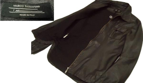 0224-4 定価15万 【マルコタリアフェリ】 上質 ゴートレザーJKT