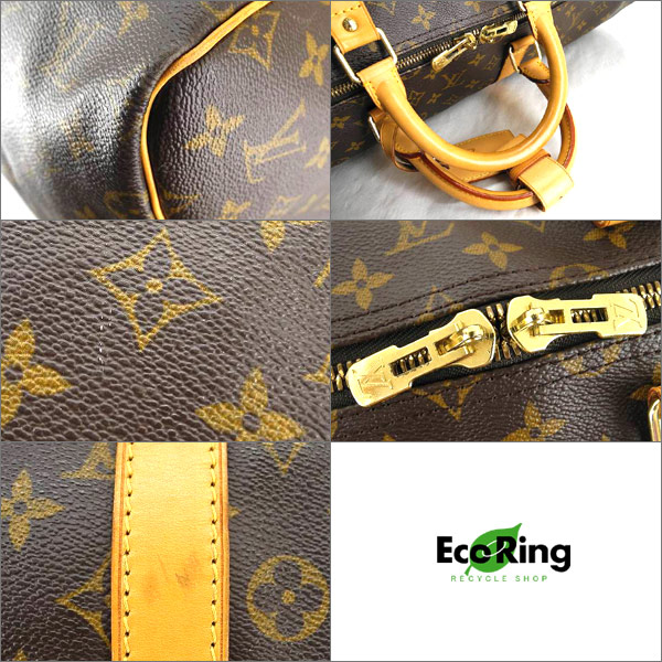 1円 ヴィトン M41424 モノグラム キーポル55 ボストン AD041