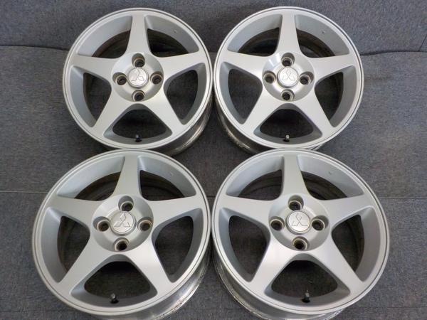 Ｃ４８４●三菱　ランサーセディア純正●15インチ4本●PCD100●