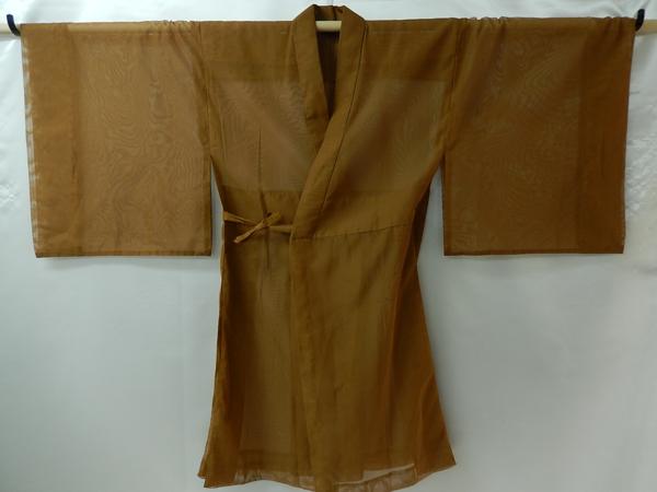 錦ヱ門】法衣 改良服 紗素材 安藤謹製 茶木蘭 畧衣 真言宗 寺(仏壇 