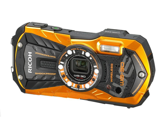 RICOH■防水デジタルカメラ WG-30W オレンジ/1600万画素■未開封