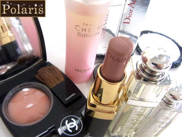 シャネル・ゲラン・Dior等【中古】チーク・リップ・香水・鏡6点