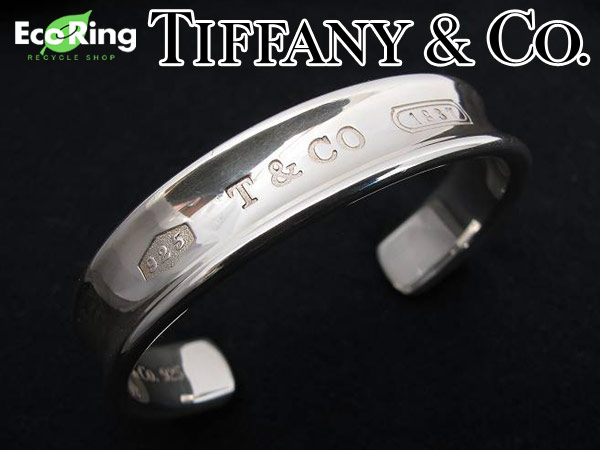 1円 ティファニー SV925 1837 デザイン バングル シルバーBC958