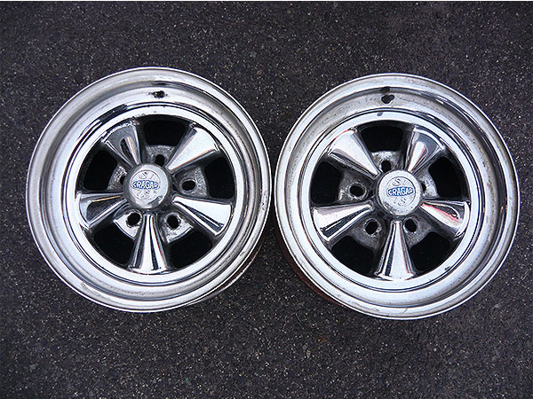 クレーガー CRAGAR S/S ホイール15インチ7J　2本 旧車 中古⑩