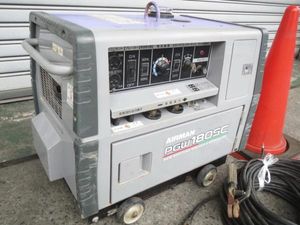 溶接機 エアマン 防音型エンジン発電溶接機 PGW180SC