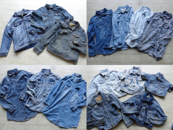 ●オススメ!レディースデニムシャツ/Gジャン福袋28枚セット●130