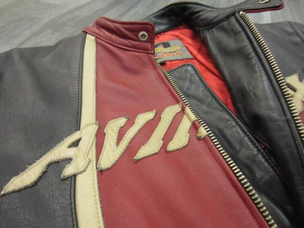 希少カラー AVIREX シングルライダース M AVIREX SPORTS 387 アヴィレックス レザー シングルライダース M(M