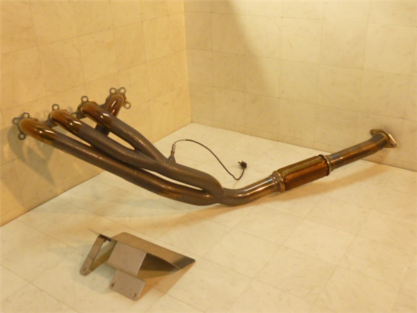 ロードスター NA NA6CE B6ZE マキシム エキマニ タコ足 遮熱板付