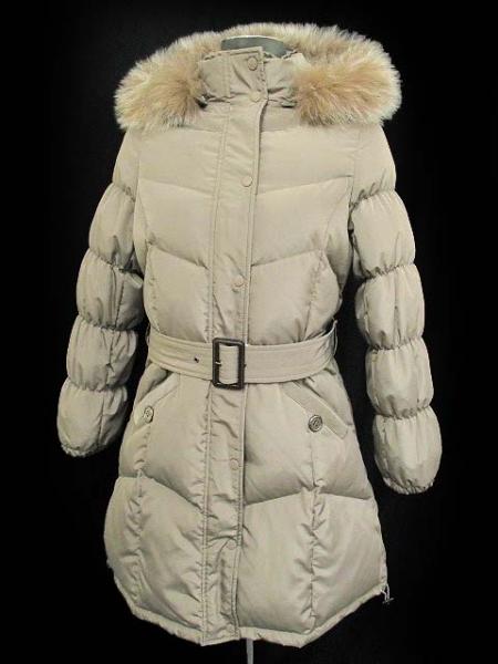 aria アリア ダウン コート ジャケット ファー フォックス 美品