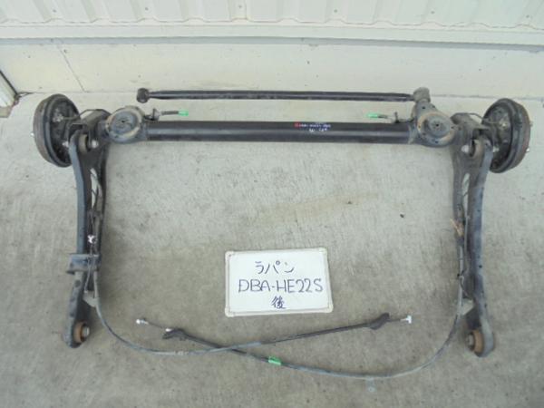 ラパン 22年 DBA-HE22S リアアクスル ABS付車