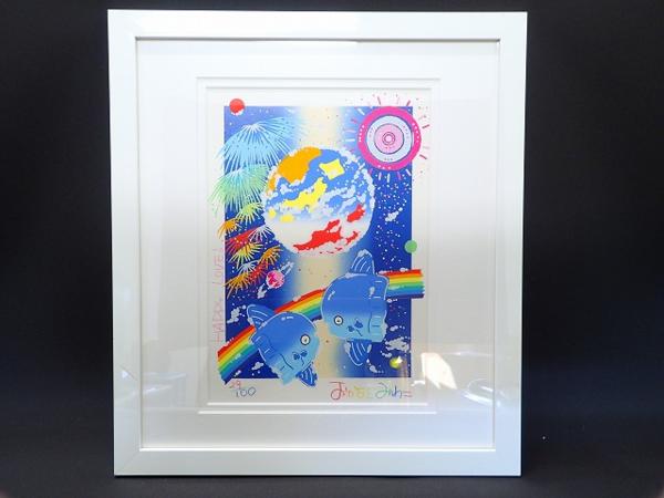 1700/●シルクスクリーン おかもとみわこ 29/100 版画 絵画