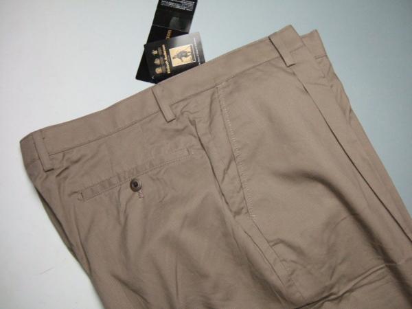 定価1.6万/新品レナウン　日本製　薄手パンツW91　濃茶(7G069