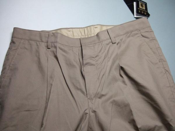 定価1.6万/新品レナウン　日本製　薄手パンツW91　濃茶(7G069