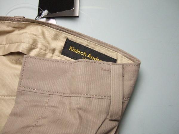 定価1.6万/新品レナウン　日本製　薄手パンツW91　濃茶(7G069