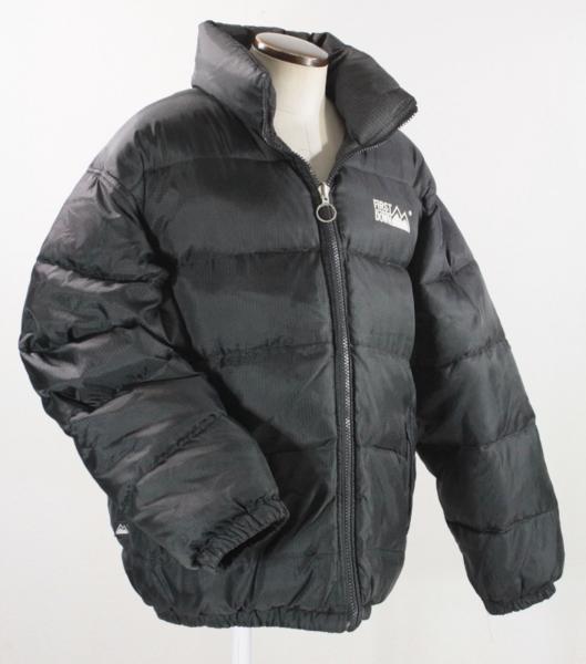 美品FIRST DOWNリバーシブルダウンジャケットL7黒L限定1点(L