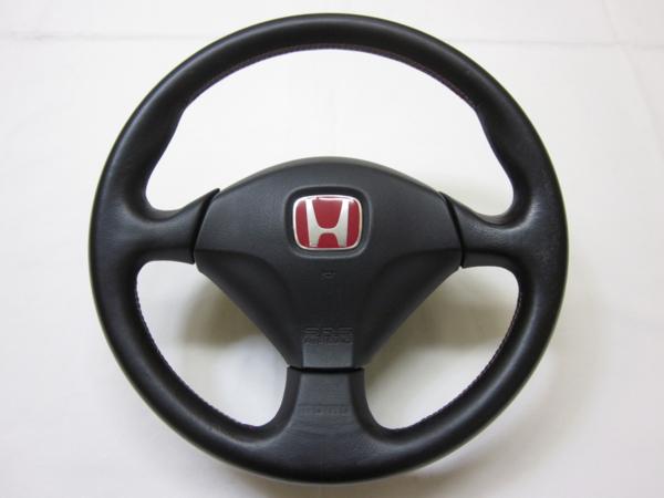 QシビックタイプＲインテグラ革ステアリングハンドル エアバック