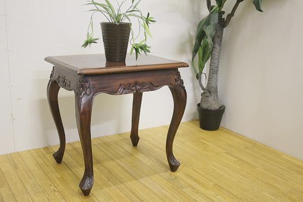 Z-999-23/サイドテーブル/花台/昭和レトロ/アンティーク/古録展