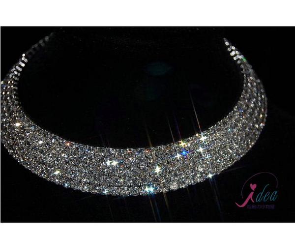 ダンス5連ストーンネックチョーカー結婚ダンスパーティ nb5_2