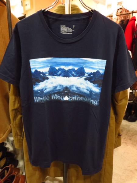 White Mountaineering ホワイトマウンテニアリング Tシャツ 紺 1