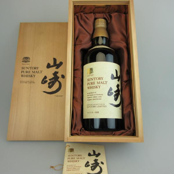 従価　特級 サントリー山崎ピュモルト 760ml 木箱入 (14A8753)