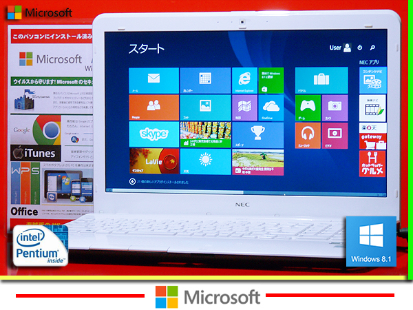 美品！Win8.1/64B！2.40GHz/Dual！750G！USB3.0！HDMI！Office！