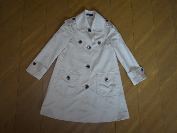 theory petitセオリー☆120cm☆トレンチコート☆ベージュ Theory