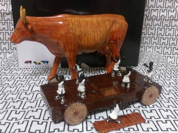 ①新品　cow parade カウパレード Ｌ　牛　動物 ACTUS　アクタス